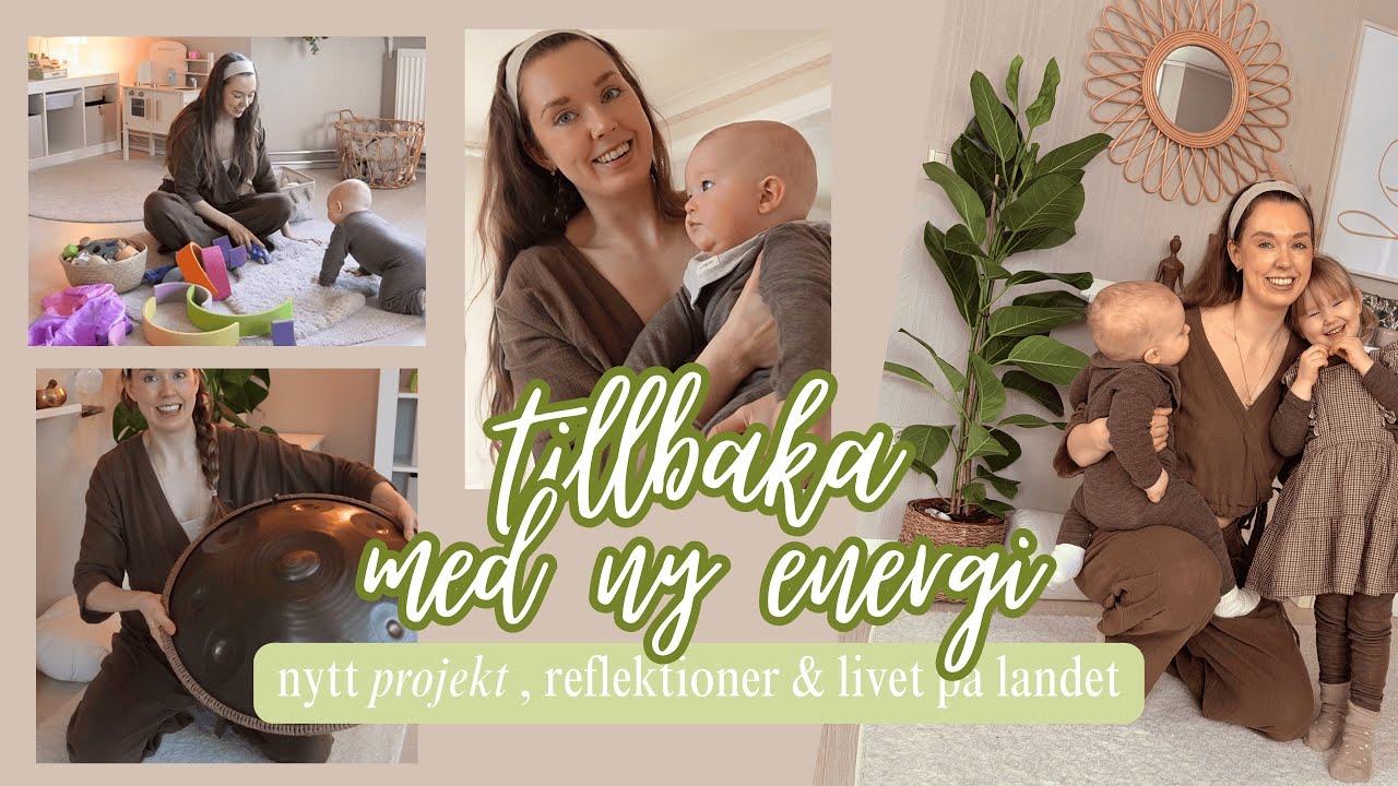 Livet har förändrats 🤎 | slow living, nytt renoveringsprojekt & spelar handpan! 🪐✨🌿 VLOGG