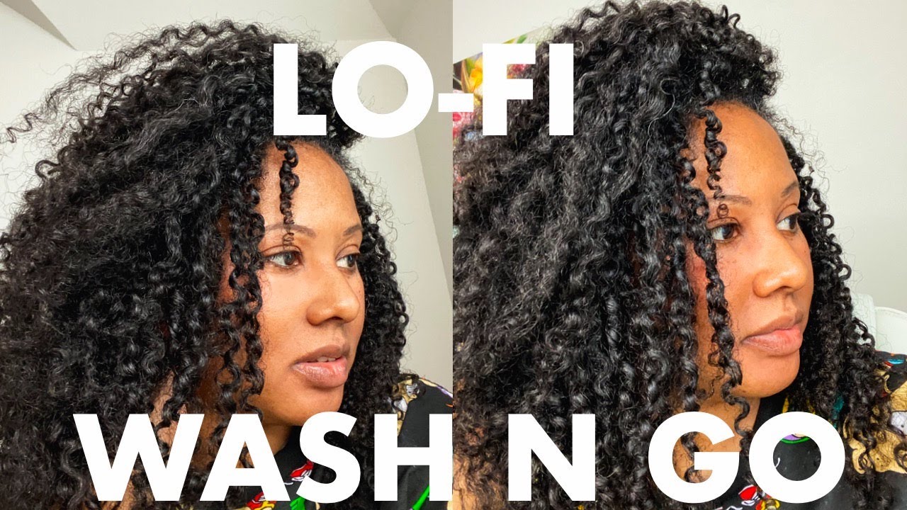 Lo-Fi Wash N Go Vibes ✨ Effortless Curls, Maximum Glow 🌿 #CurlyHairMagic