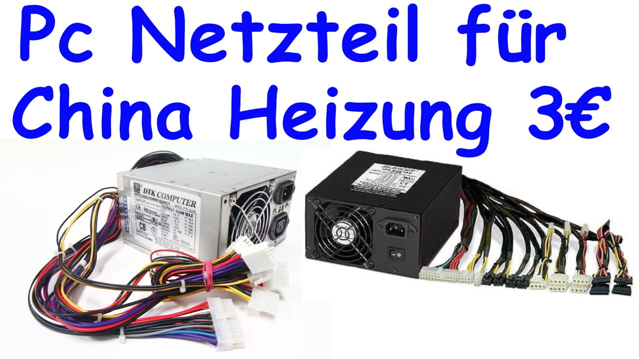 China Heizung mit Pc Netzteil speisen