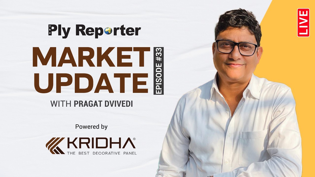 LIVE |  MARKET UPDATE WITH PRAGAT DVIVEDI | POWERED BY: KRIDHA LAMINATES