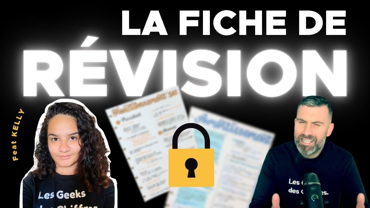 Comment faire une FICHE DE RÉVISION Parfaite ? (TUTO & Conseils) 📇