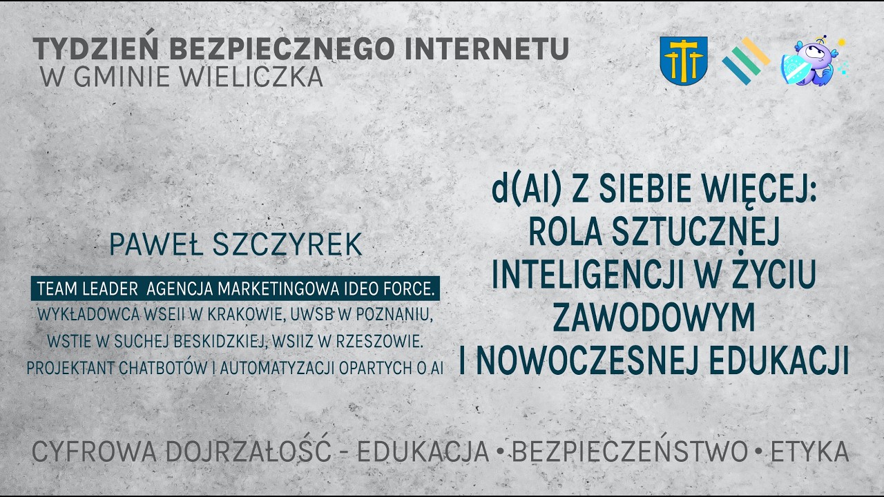 Cyfrowa dojrzałość - TBI 26' - d(AI) z siebie więcej (Paweł Szczyrek)