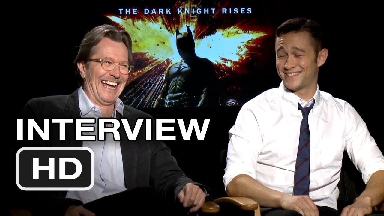The Dark Knight Rises Interview - Gary Oldman, Joseph Gordon-Levitt (2012) HD