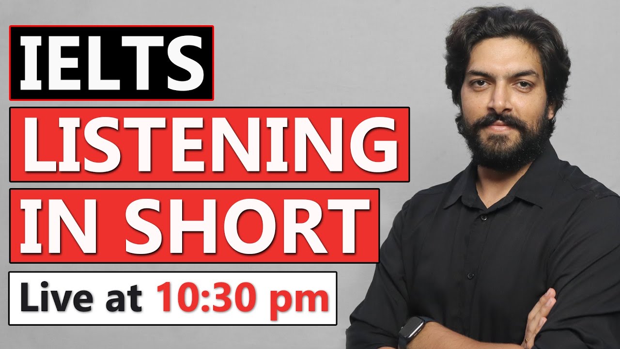 IELTS Listening in Short - Live With Sam