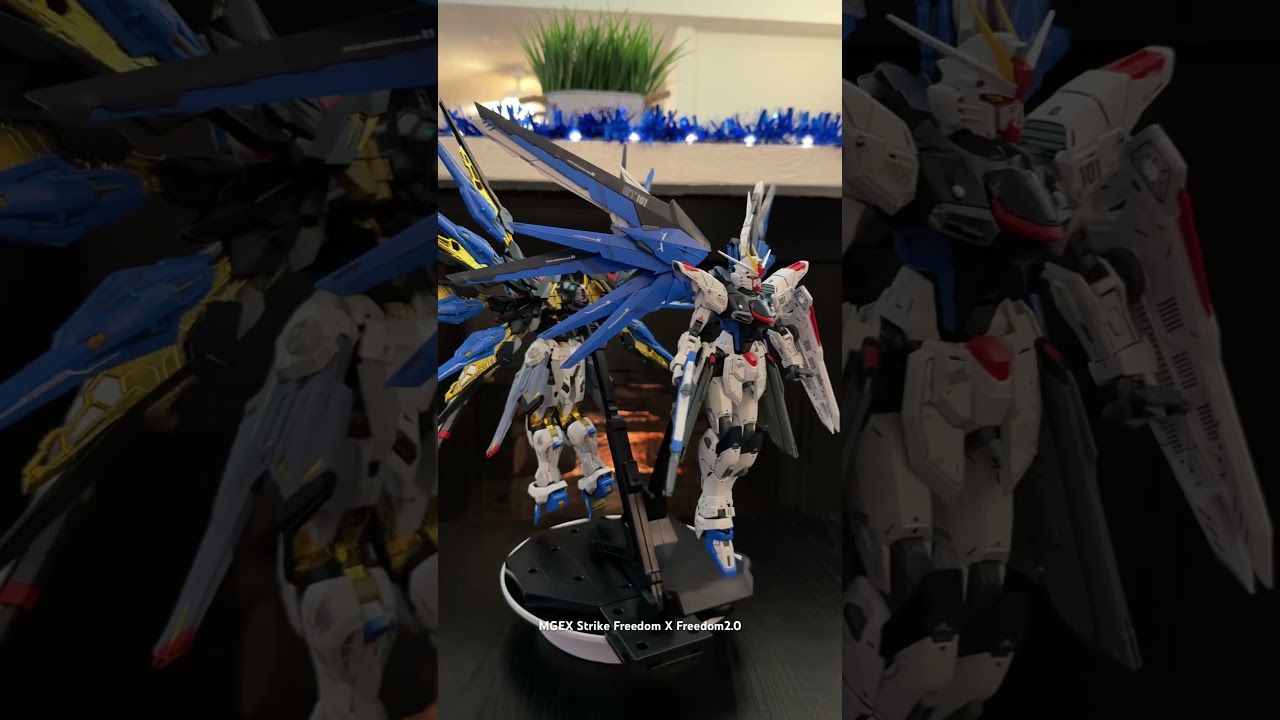 MGEX Strike Freedom X MG Freedom 2.0 ✨#gundam #bandai #anime #mgexstrikefreedom