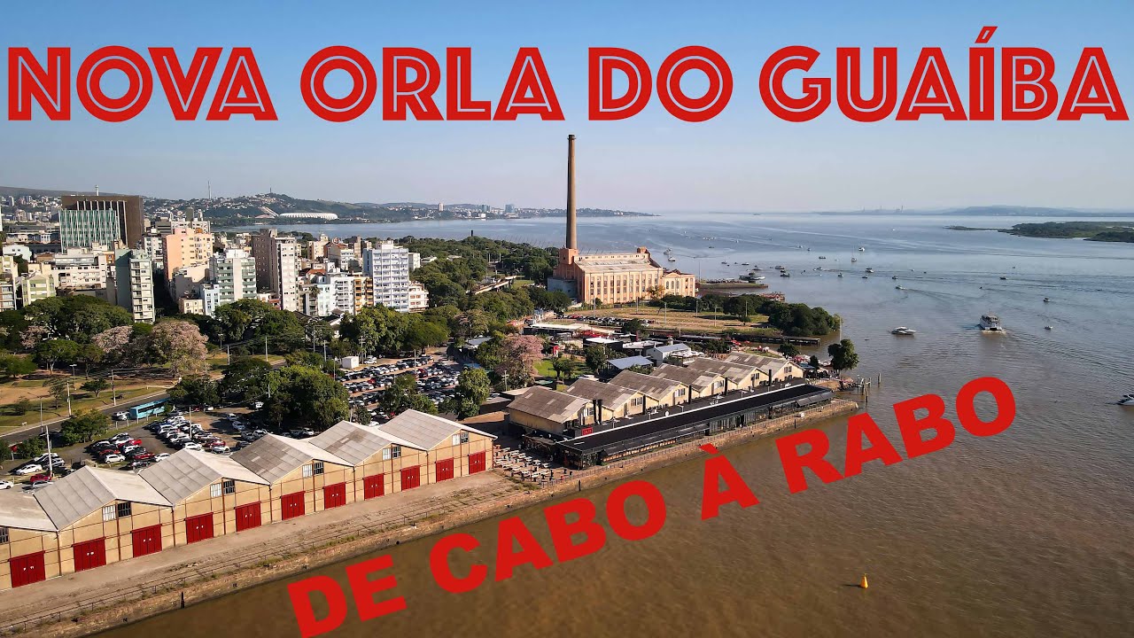 NOVA ORLA DO GUAIBA MARÇO 2022 - Porto Alegre - Mavic Air 2 HDR 30fps filtro ND 16 Polarizado.
