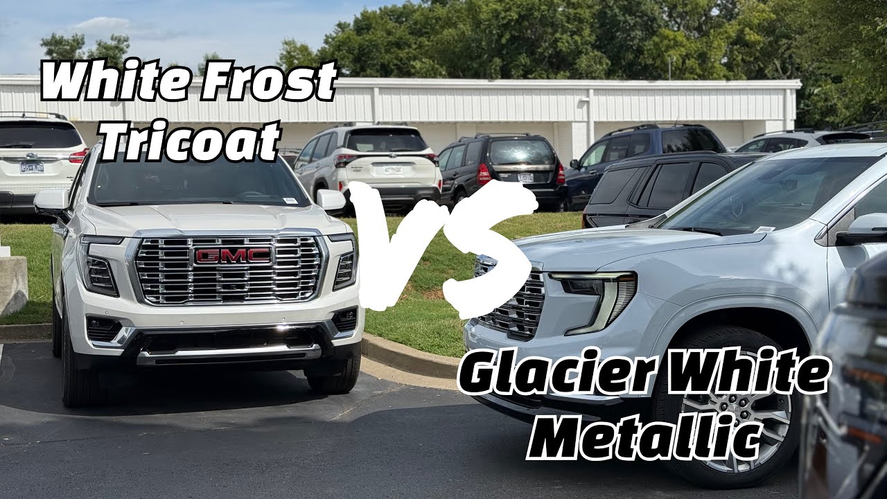 White Frost Tricoat VS Glacier White Metallic