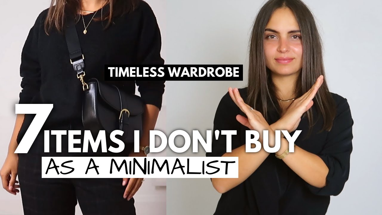 7 Things I Don't Buy Anymore | How to Save Money and Look Chic | Minimalism Tips and Tricks