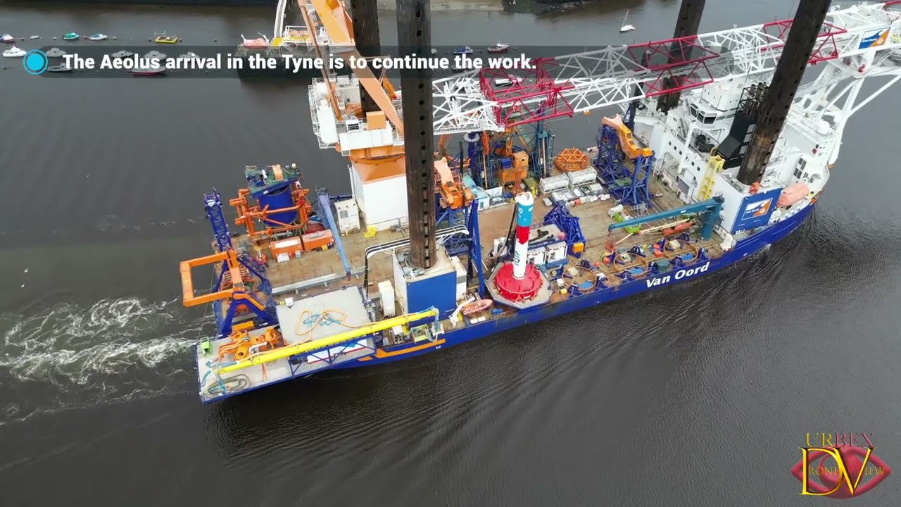 What Is This and Why Is It In The River Tyne? Van Oord Aeolus