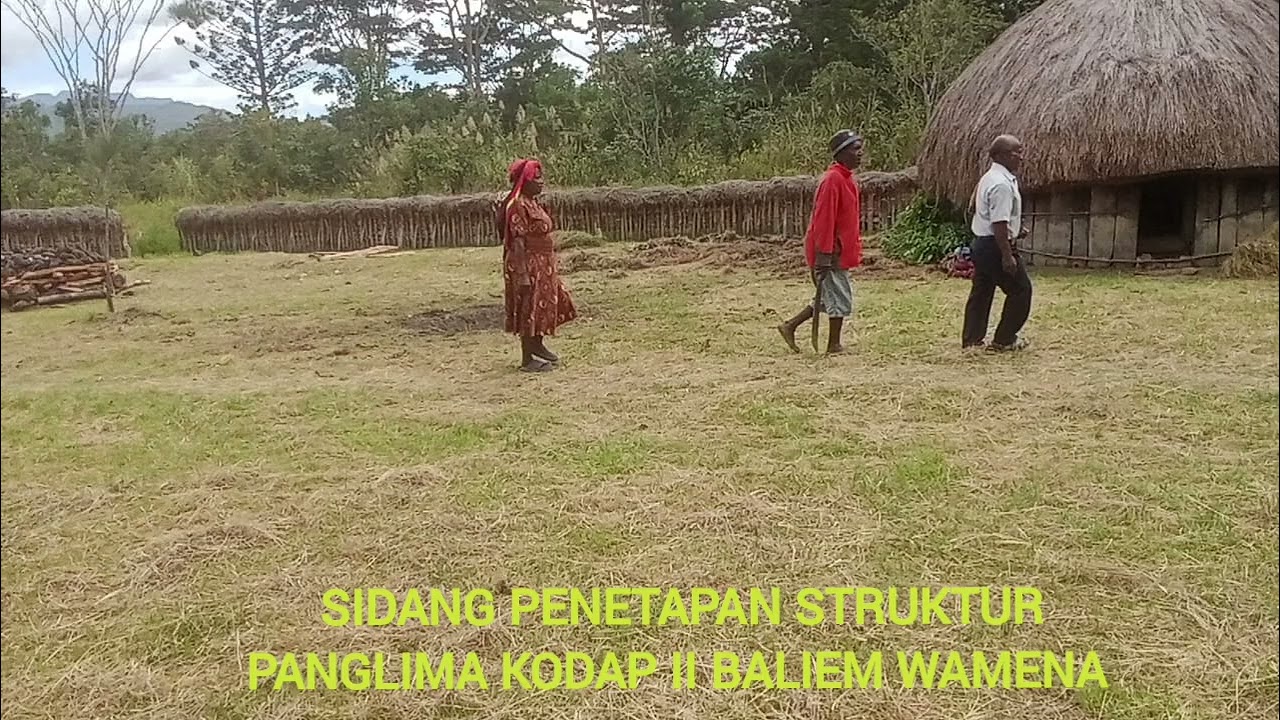 Sidang Penetapan Struktural Panglima Kodap II BALIEM WAMENA 