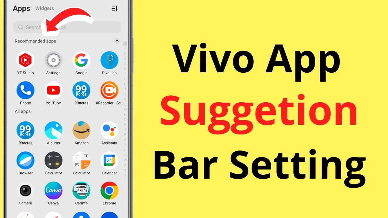 Vivo App Suggestion Bar (Recommend Apps) Setting | Vivo App Suggestion On/Off