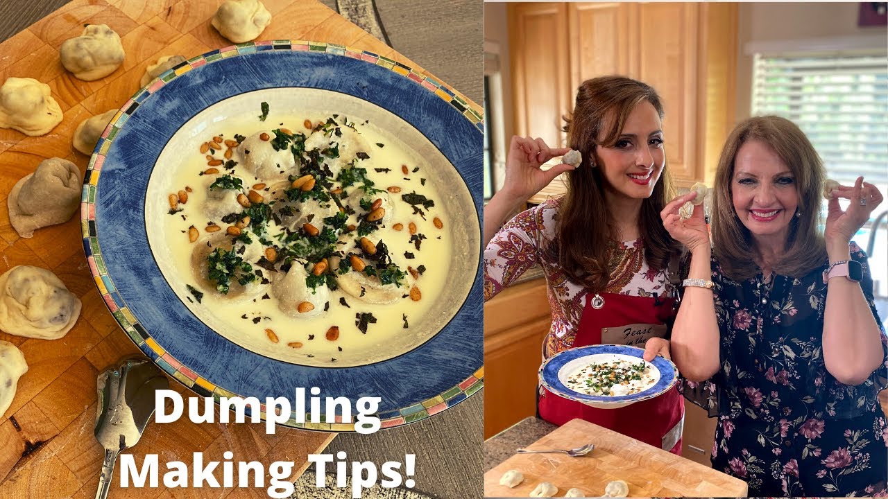 HOW to MAKE SHISH BARAK- DUMPLINGS and SOUP- Traditional + Shortcut methods