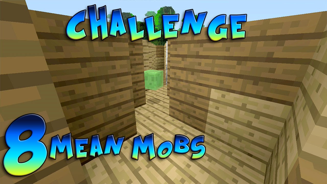 Minecraft Xbox - Challenge Mean Mobs - Protect the Slime! [8]