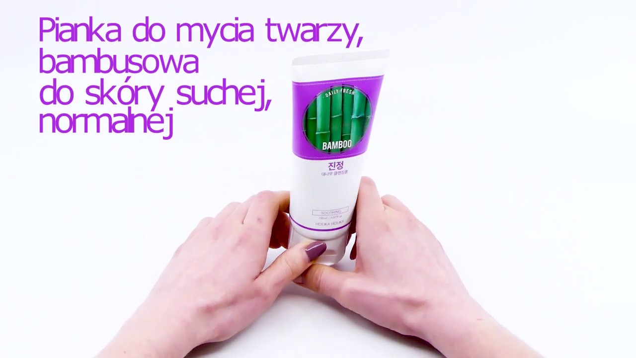 Jak stosować Holika Holika Daily Fresh Bamboo Cleansing Foam - piankę do codziennej pielęgnacji?