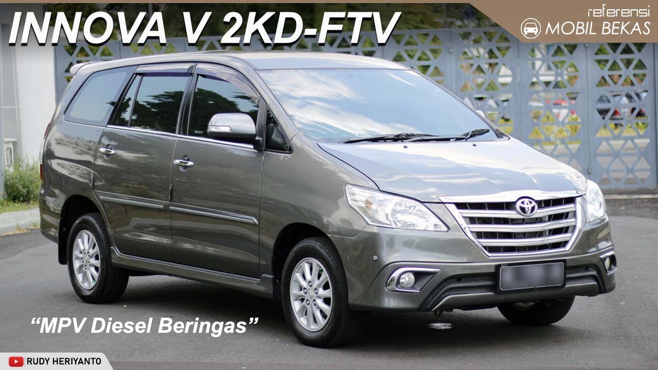 TOYOTA KIJANG INNOVA 2.5 V Diesel AT 2013 - Abu Abu Metalik