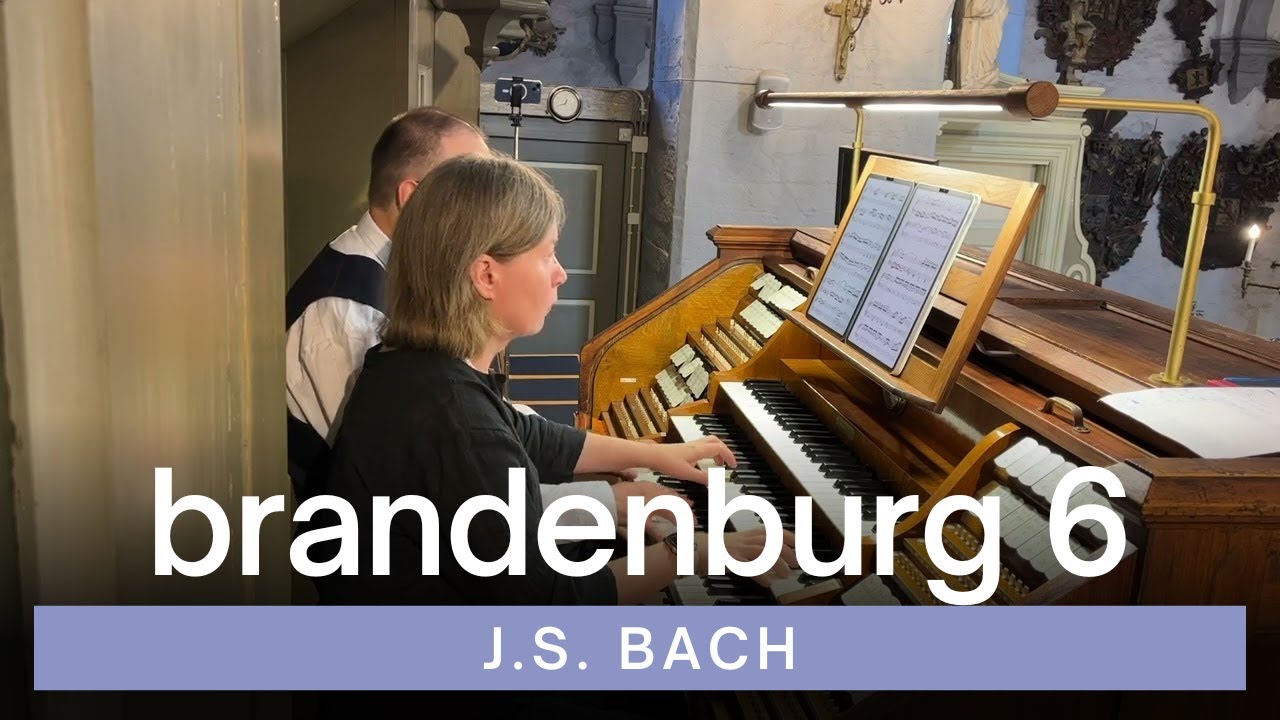 Brandenburg Concerto No. 6: III. Allegro - J.S. Bach (Organ Duet) | Tallinn Cathedral