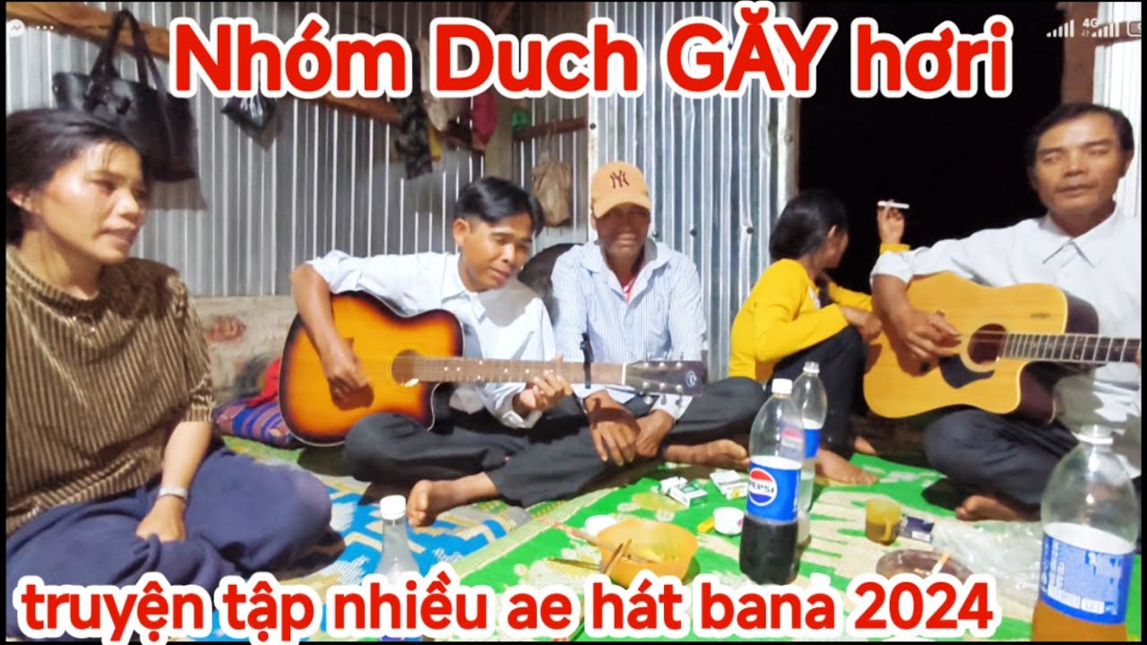 Nhóm Duch GĂY hơri  || Truyện Chọn Bài Hát Dân Ca bana Mới Nhất Nhóm chị găy đe groi kon thup. 2024