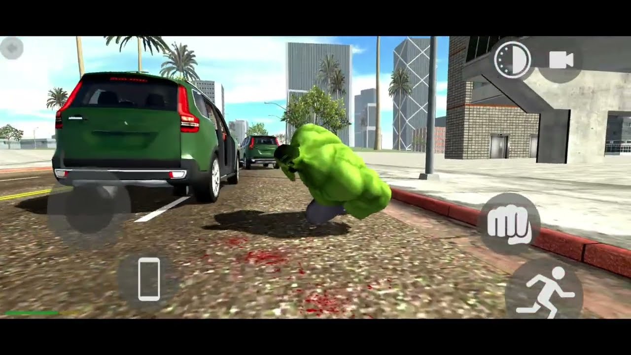 Hulk আমি একটা গাড়িকে ভেঙে দেবো । Indian bike driving 3D 