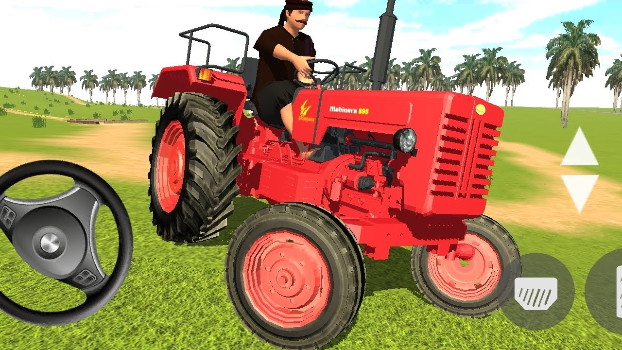 TRANSPORTING tractor driving 3d #fs22 Mahindra tractor Offroding Android gameplay #gta5 #gtav