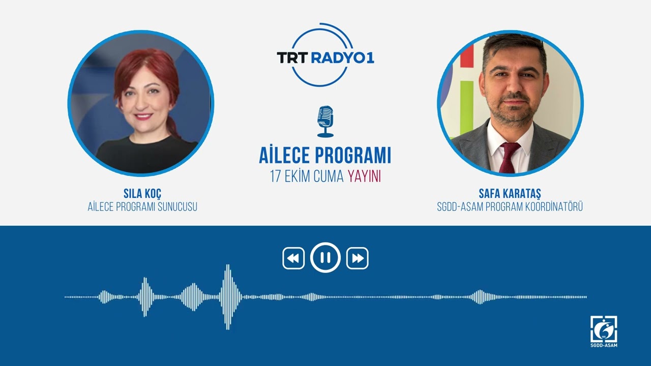 TRT Radyo 1 Ailece Programı'na konuk olduk!