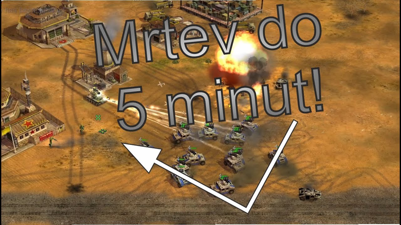 Jak vyřadit nepřítele do 5 minut | C&C Generals zerohour