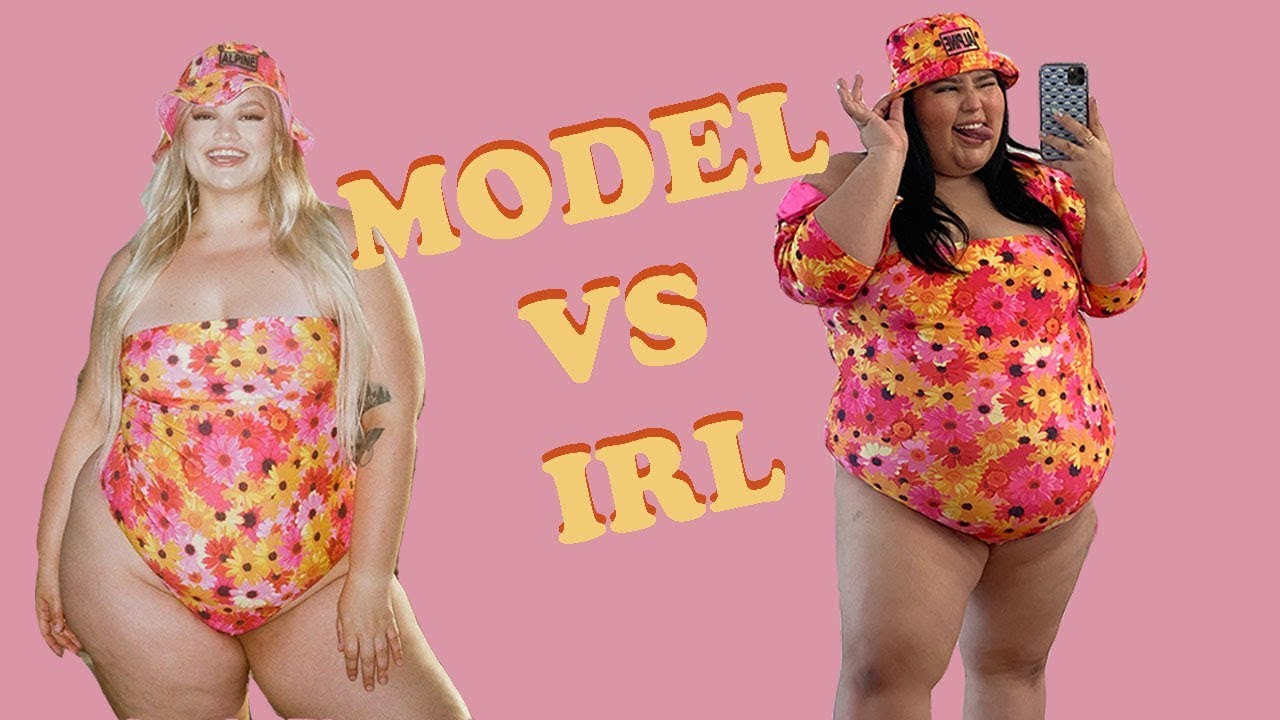 Model VS.  IRL Swimsuit Try-on
