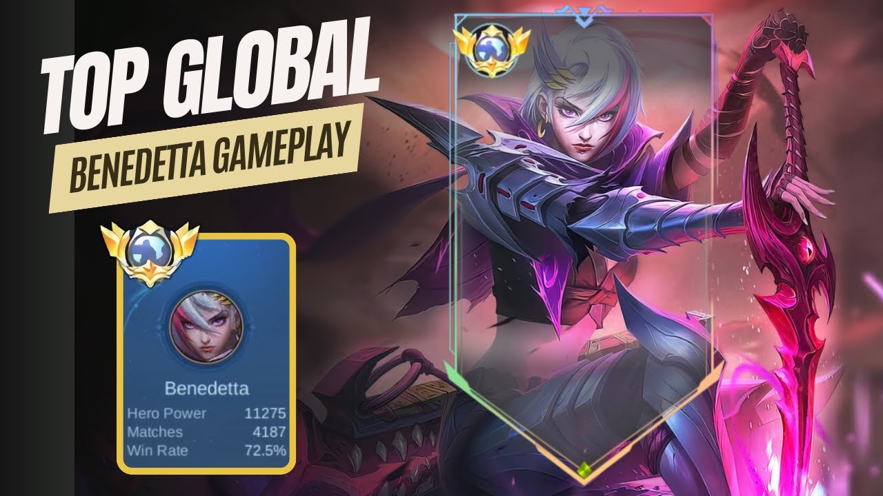 Top Global Benedetta Gameplay by Prince Vones - Mobile Legends: Bang Bang