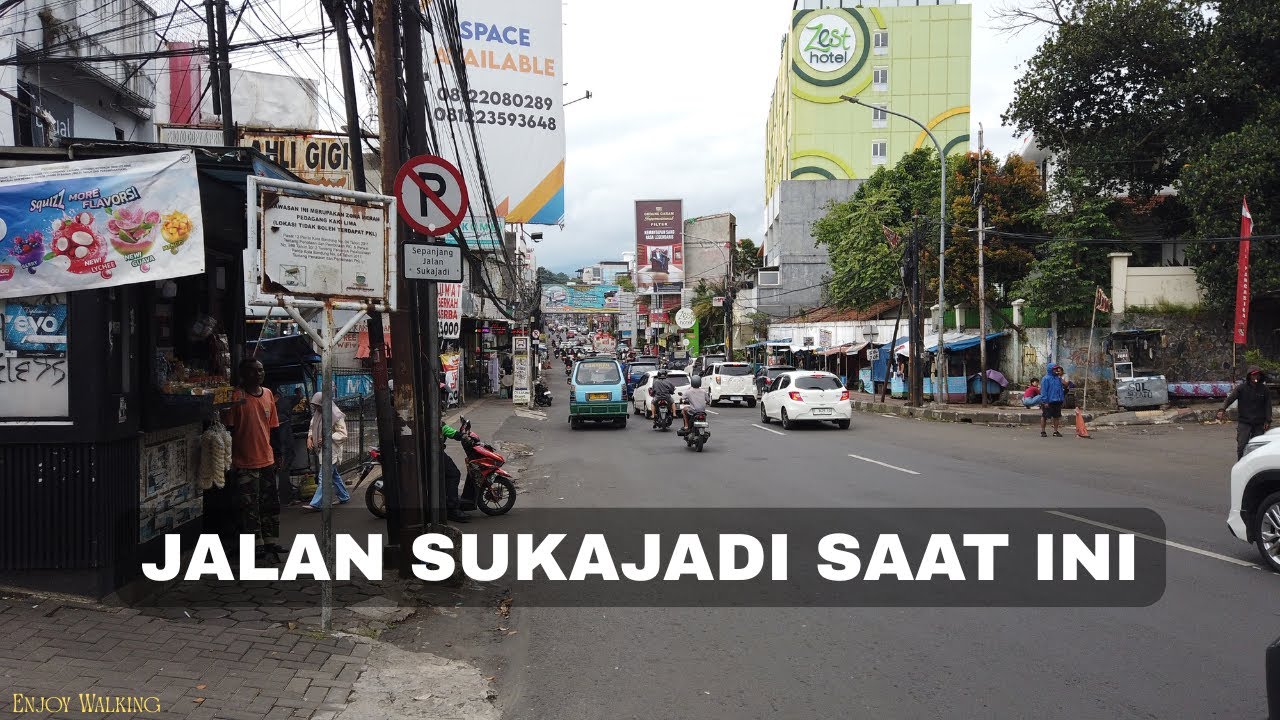 MENYUSURI TROTOAR DI SEPANJANG JALAN SUKAJADI BANDUNG | JALAN-JALAN SORE