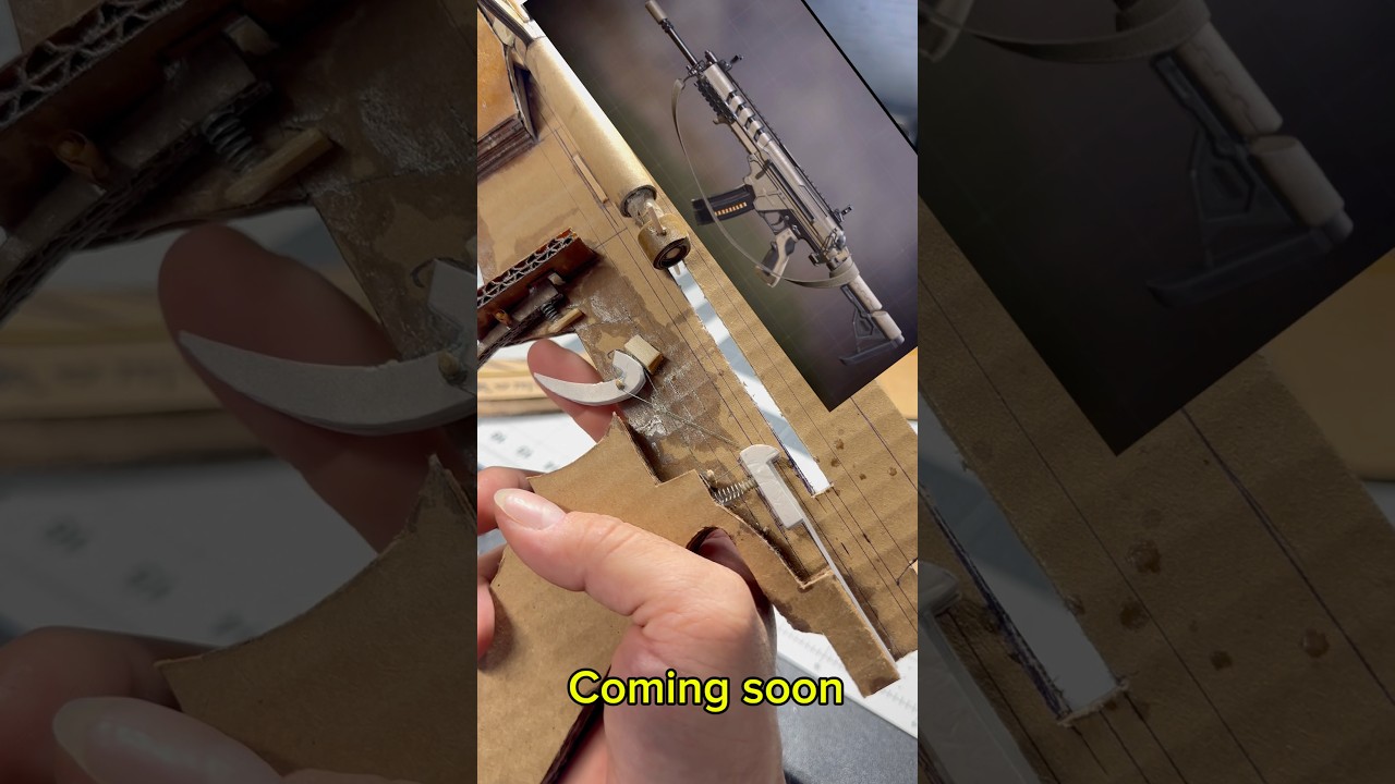 Cardboard Gun HBRa3 /tutorial⬆️