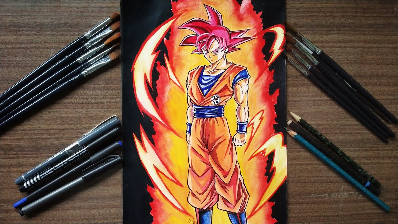 How to Draw Goku Beyond Super Saiyan | Step by Step