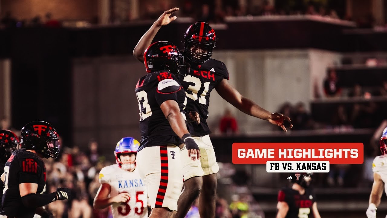 #9 Texas Tech Football vs. Kansas: Highlights (W 42-17)| October 11, 2025
