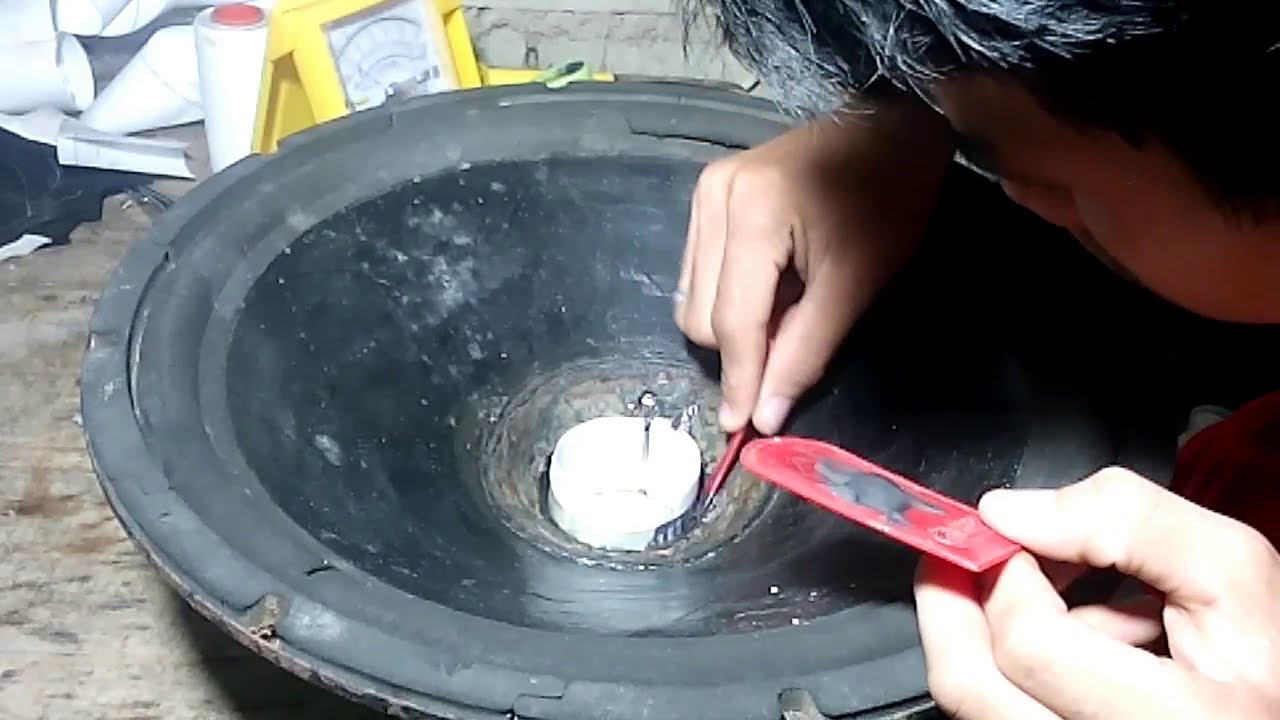 How to rewind SPEAKER COIL | Paano mag rewind ng sunog na speaker 500 watts