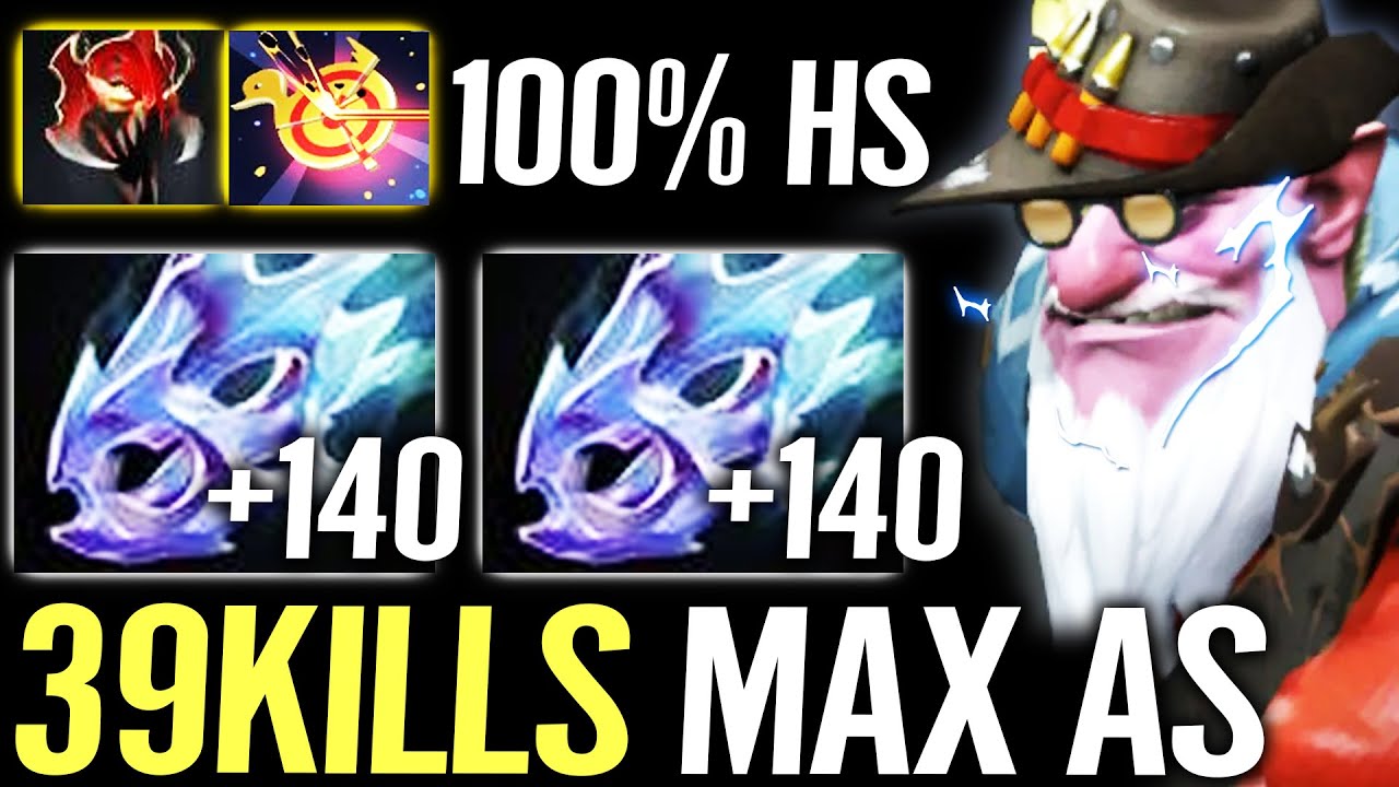 🔥 39Kills Sniper 2x Moonshard + MoM 600 AS &mdash; WTF 9min GODLIKE 100% Headshot Top Rank Dota 2 Pro