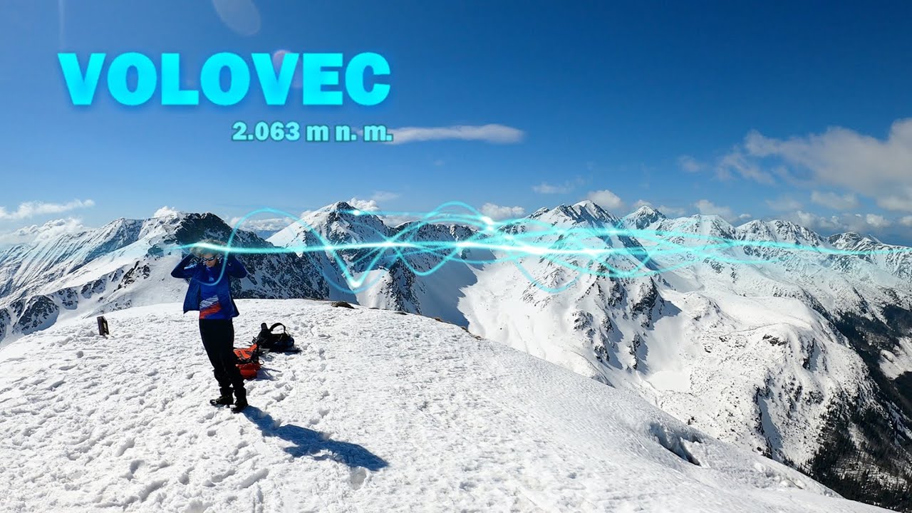 Volovec - Rákoň - Lúčna (Západné Tatry) (4K) 31.3.2021