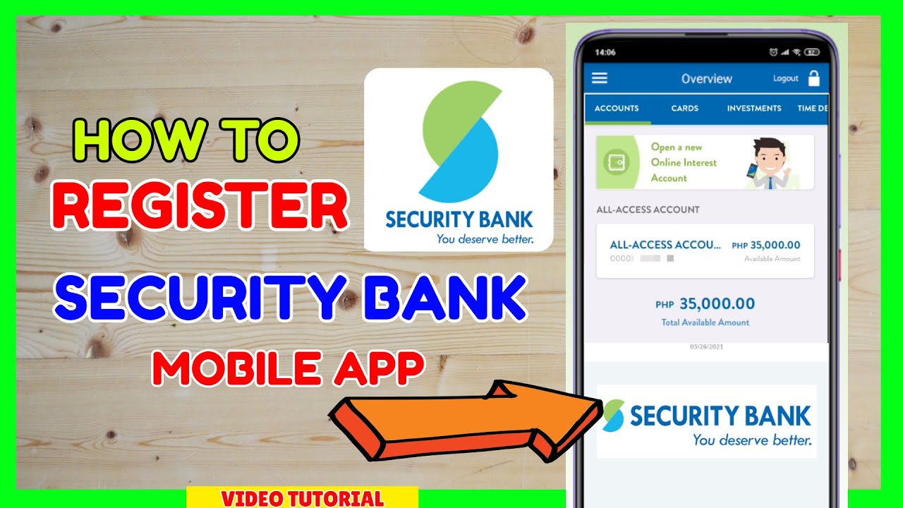 Security Bank Online How to Register | Paano Mag Sign up Security Bank Mobile App