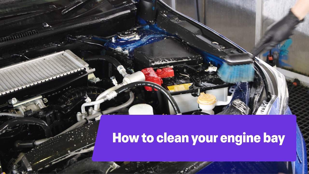 How to clean your engine bay