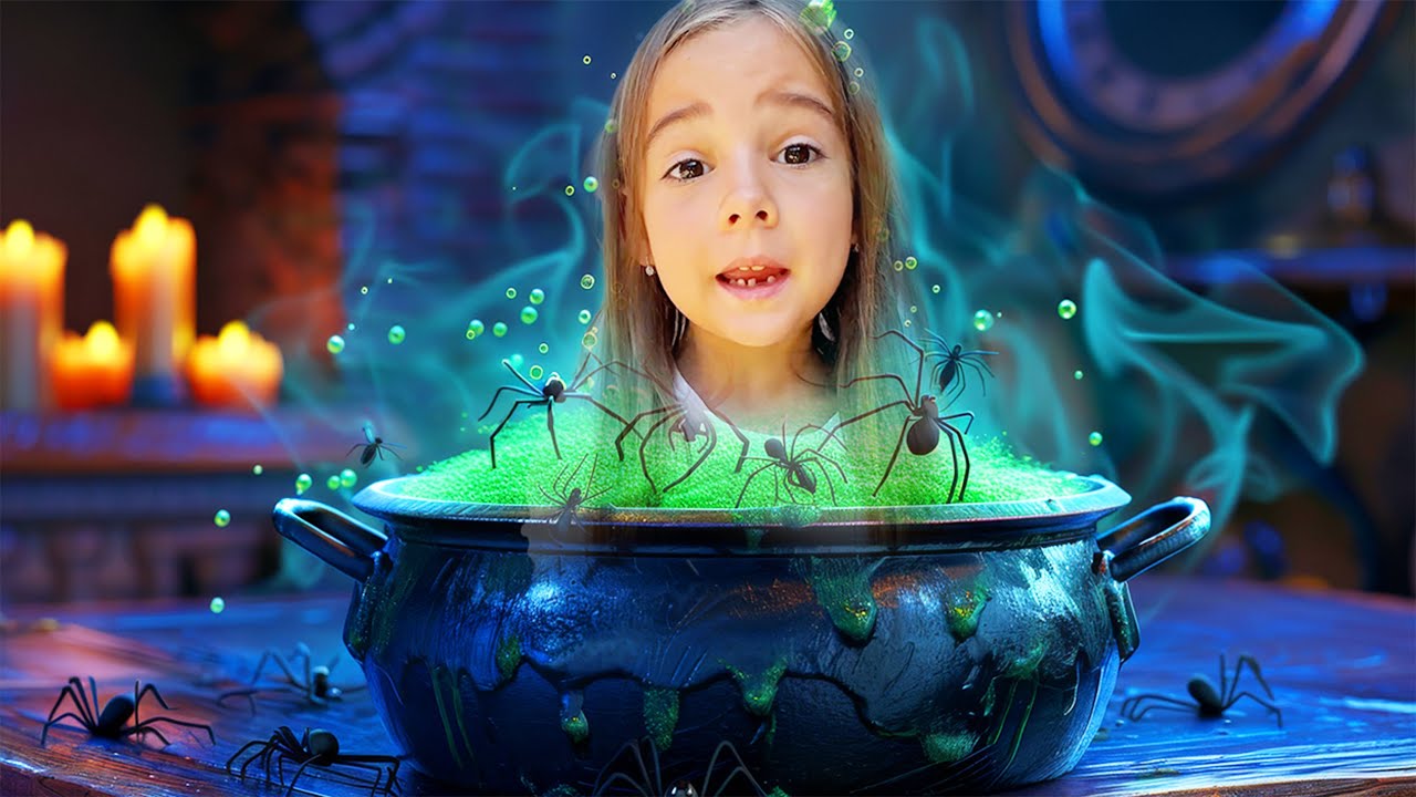 😱 BRIANA CAPTURATĂ cu POȚIUNI de VRĂJITOARE din SLIME 🫣 Cine CÂȘTIGĂ Provocarea ❓