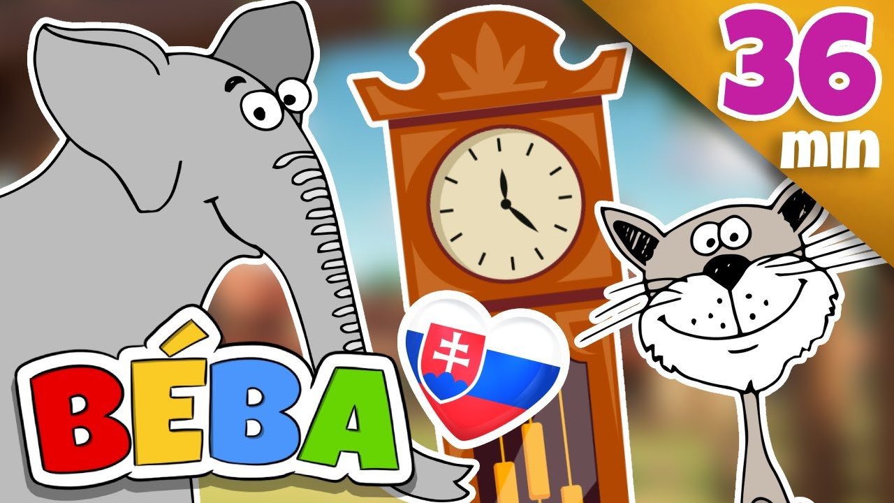 HODINY TIK TAK | + Ďalšie detské pesničky pre bábätká a malé deti v slovenčine | 36 MIN | BÉBA
