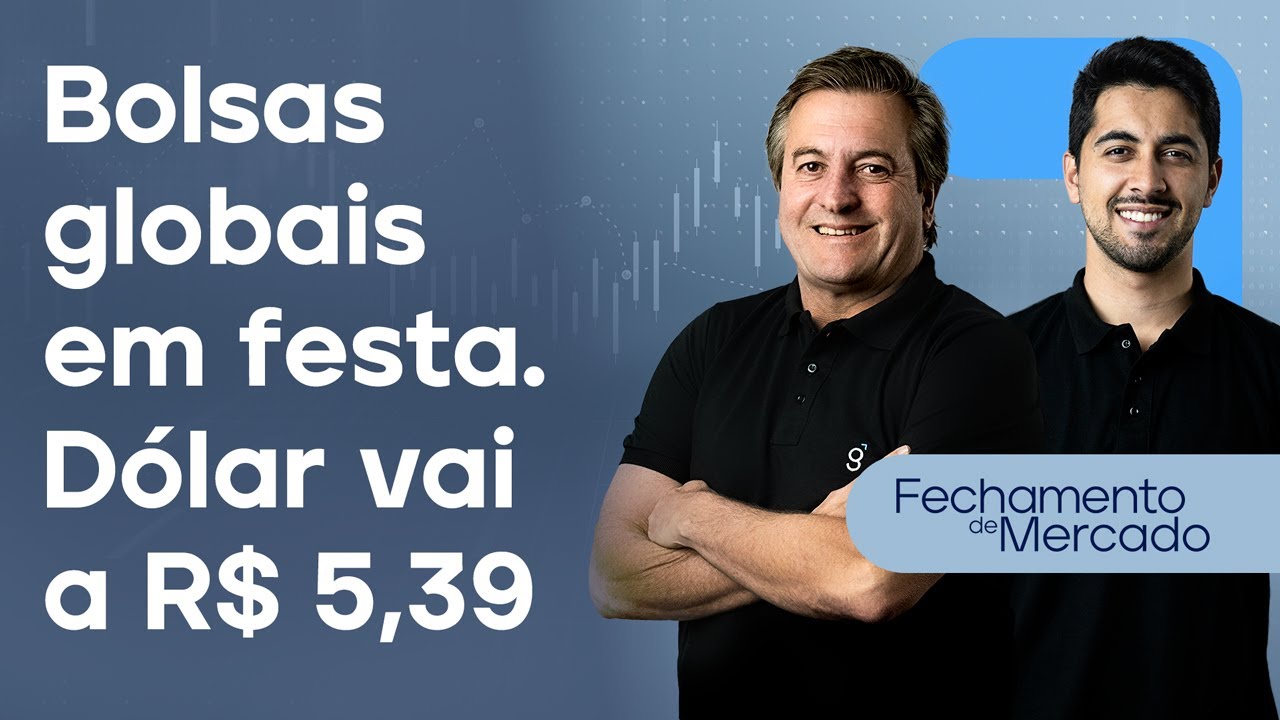 🔴 11/09/25 Bolsas Globais em festa. D&oacute;lar vai a R$ 5,39 | Fechamento de Mercado
