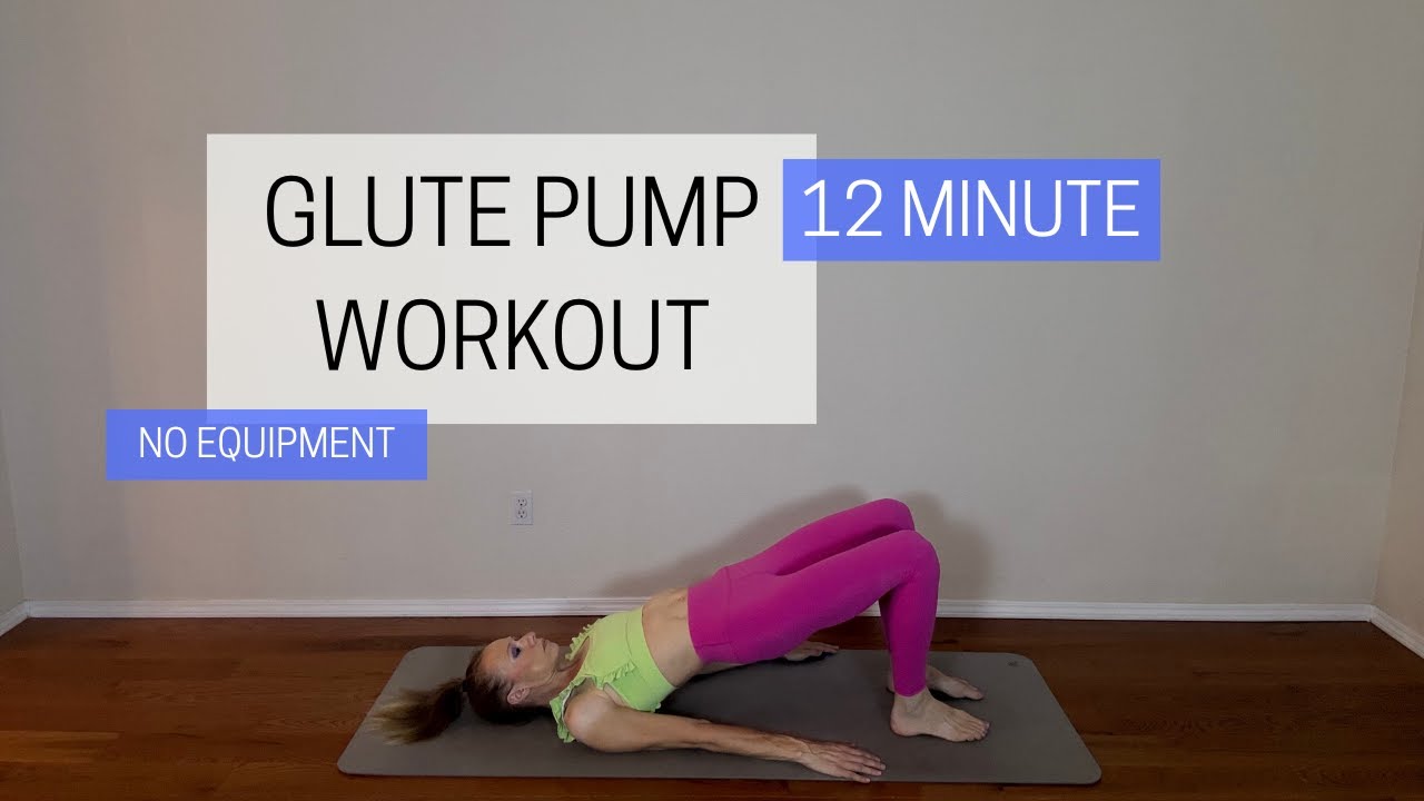 12 Minute Glute Pump Workout - No Equipment