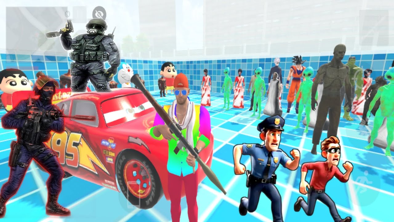 Train vs Scorpio Purchase Modified RGB Thar Delivery 🔥🤪 Indian Theft Auto✨️ Mega Ramp Hulk Squid 