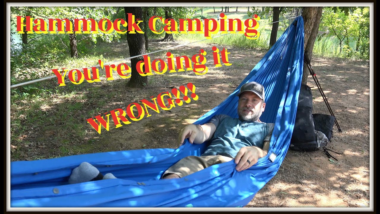 Hammock Camping // You're doing it WRONG!