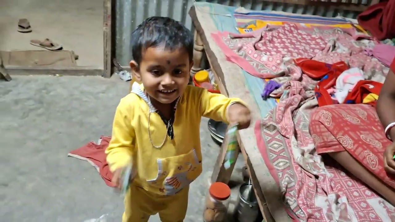 মেয়ে ওর ঠামমাকে গান শোনাছে । daily vlog ♥️ 