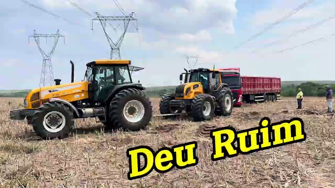Valtra BH 180 e 210 Desatolando um Caminhão / Goiás