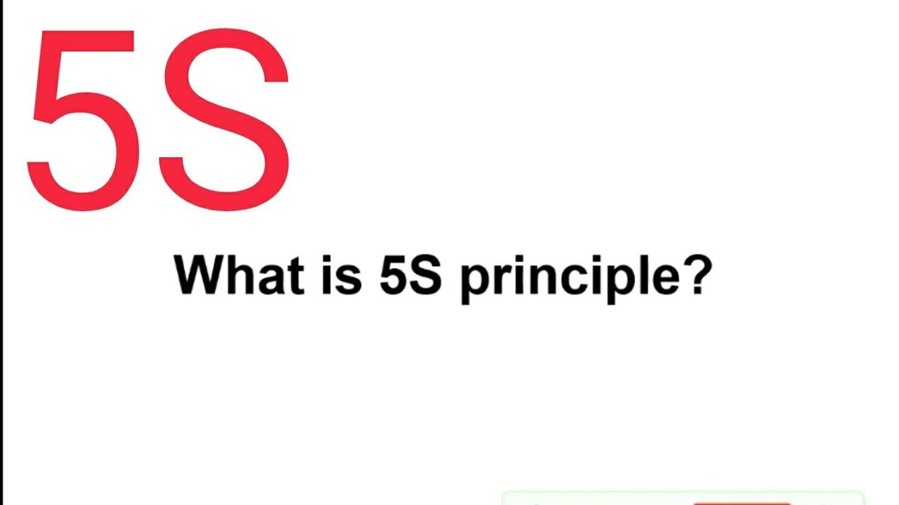 5S (Methodology) PRINCIPLES AND HISTORY. DETAILS ON 5S