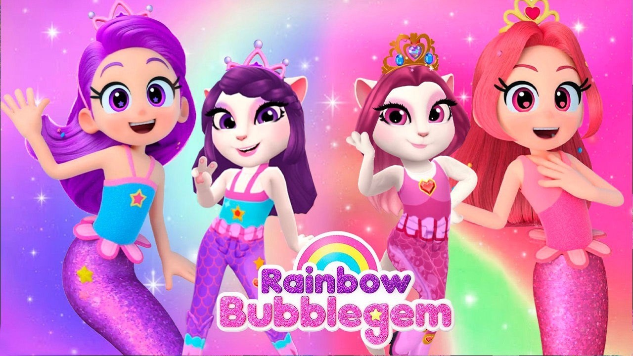 🌈ANGELA 2 ➕ RAINBOW BUBBLEGEM Cosplay Makeover