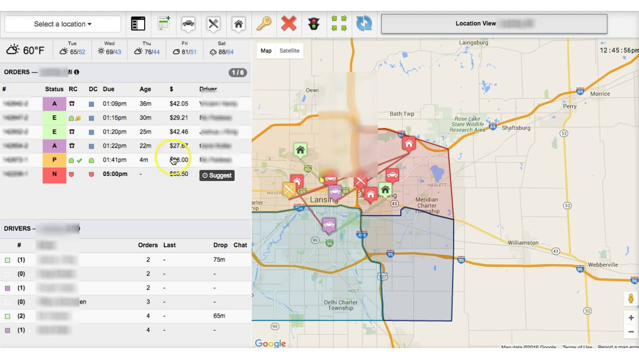 Feature - Smart Dispatch Map