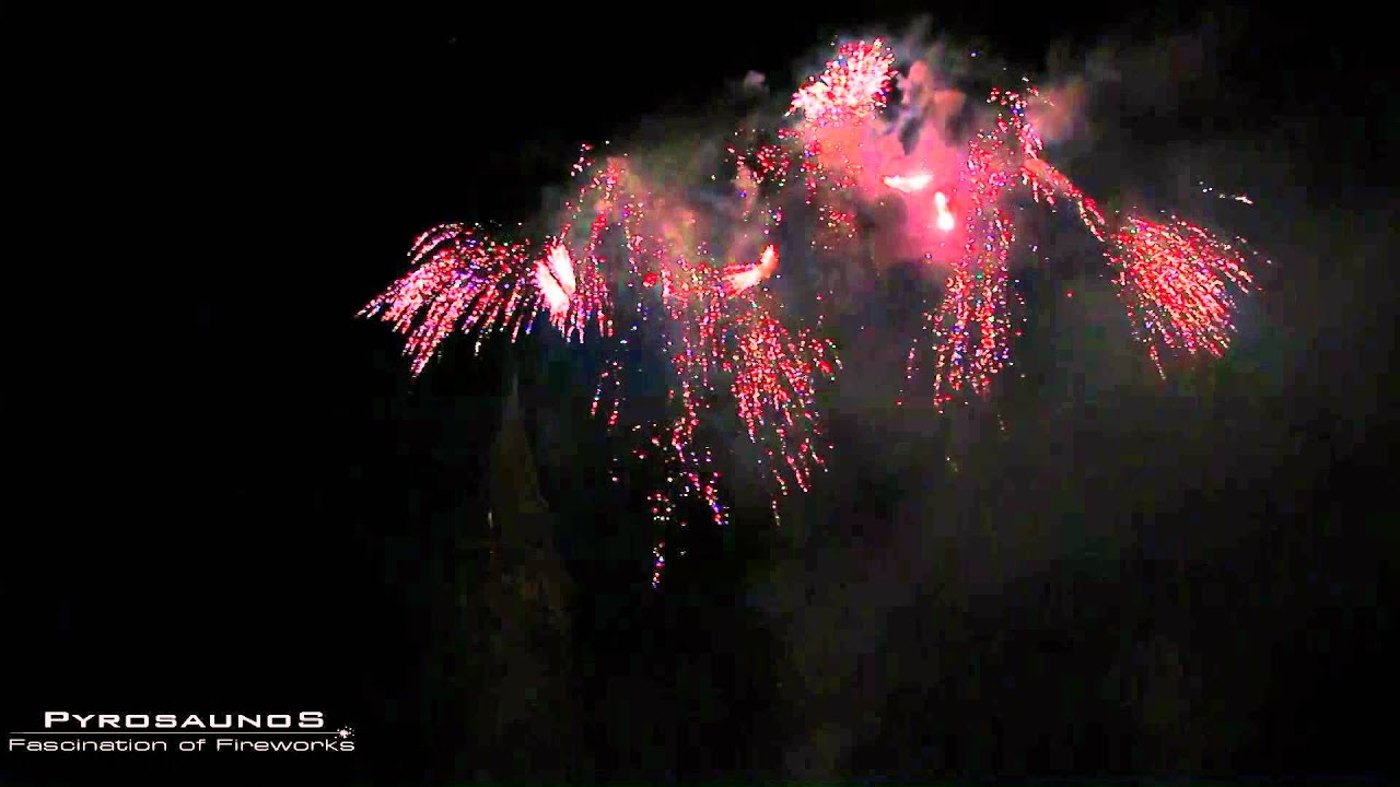 SCHLOSSFEST ZÖRBIG 2015 FEUERWERK - SCHLOSSHOF ZÖRBIG