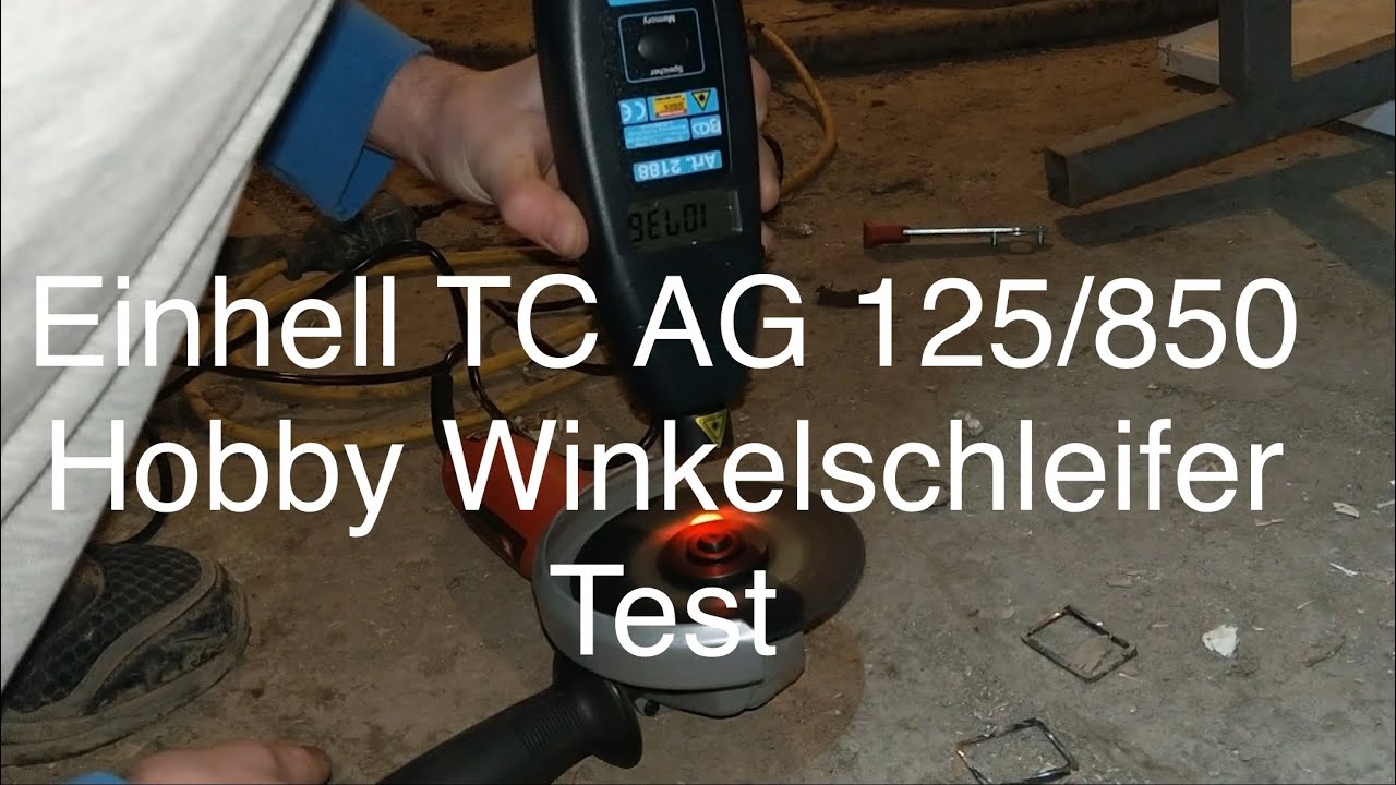 Угловая шлифовальная машина Einhell TC AG 125/850 Flex Тест и сравнение с другими