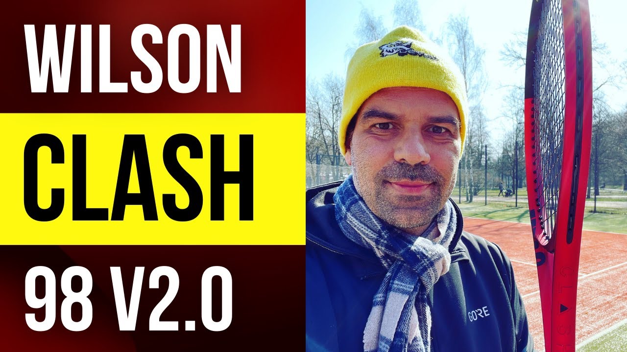 Wilson Clash 98 v2.0 Racket Play Test - Court Level View Tennis Myrko & Henning